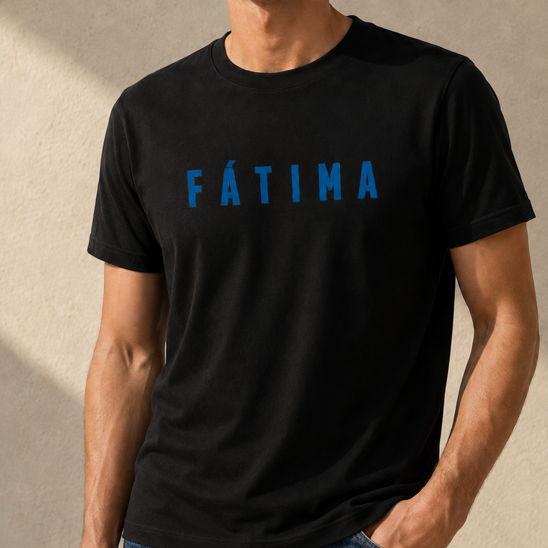 Camiseta Masculina Nossa Senhora De Fátima - REF - 1040