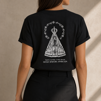 Camiseta Feminina Nossa Senhora Aparecida - REF - 1020