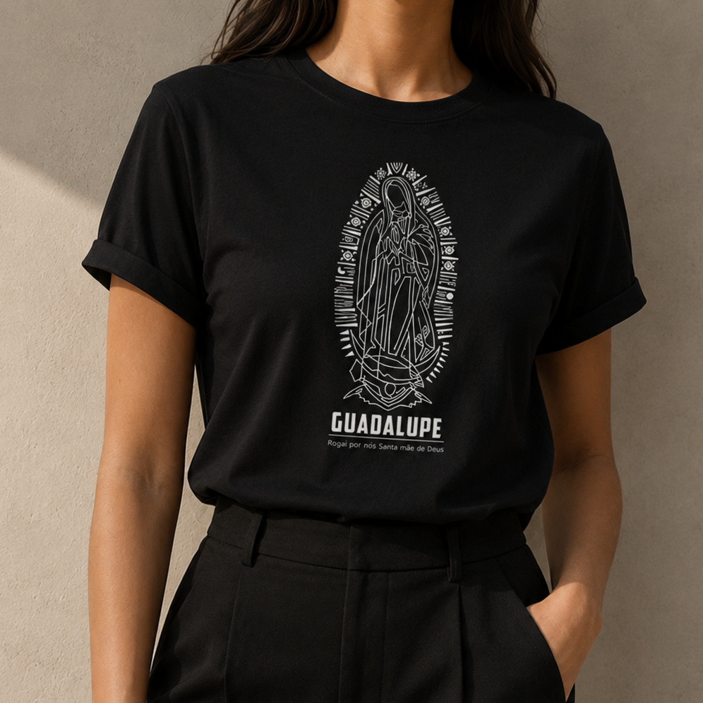 Camiseta Feminina Nossa Senhora Guadalupe REF - 1010